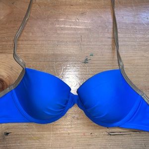 Aerie blue bikini size 34B